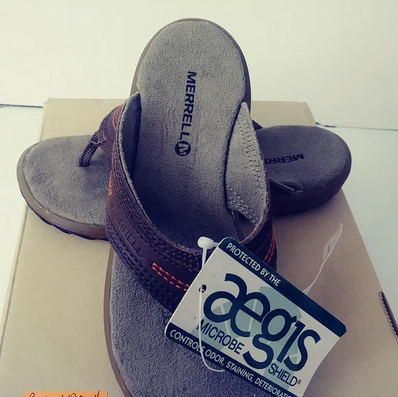 New Kids Merrell Side Kick Flip Size 12 - Picture 2 of 5